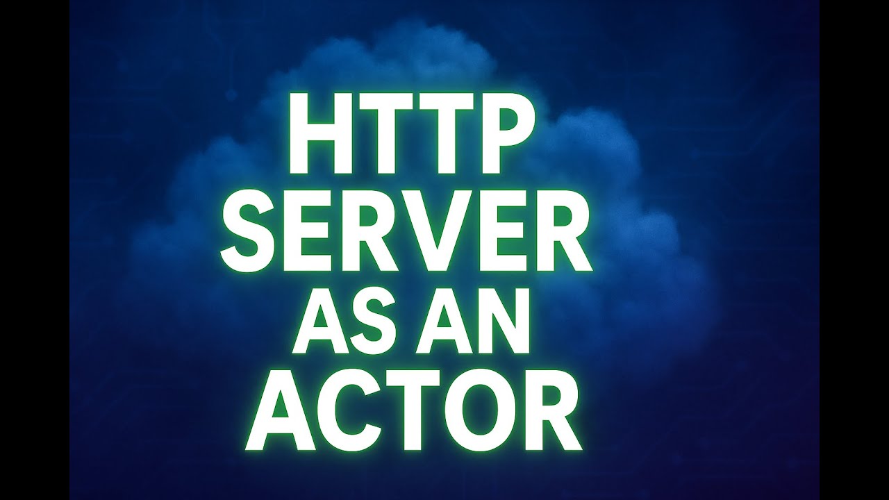 Making An HTTP Server As An Actor In Zig!