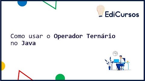 Operador ternário no Java