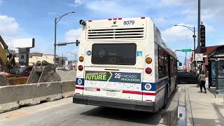 CTA Bus: 2015 NovaBus LFS on Route 62 Archer at Archer/California #8079