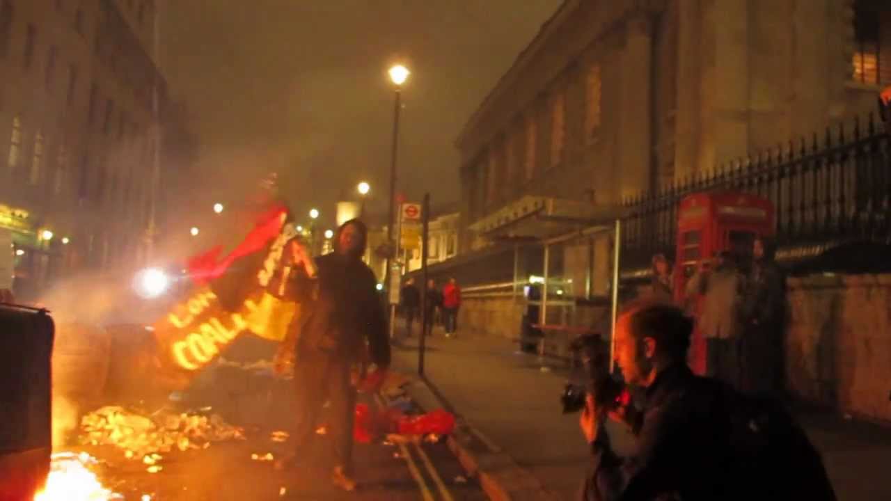 Anti-Cuts Protest, Trafalgar Square, London (HD 720p) - YouTube