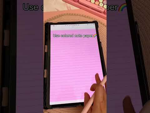 How I make aesthetic digital notes ✨ Samsung tablet | android apps ❤️