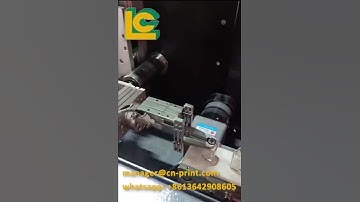 Automatic CNC screen printer for glass cosmetic container square shaped bottle