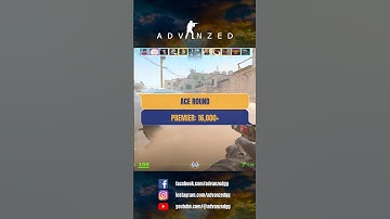 [1V5 CLUTCH] Ace Round♠ #advanzedcs #cs2 #cs2clips #csgo #csgoclips  #counterstrike #shorts #gaming