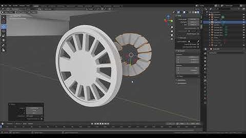 How to make 3D Wheel Spokes - Blender 2.85