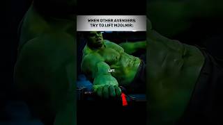 The time the Avengers tries to lift Thor's Hammer 🔨⚡
