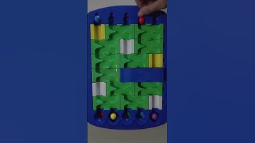 Building Blocks Marble Run Logic Game ASMR #shorts