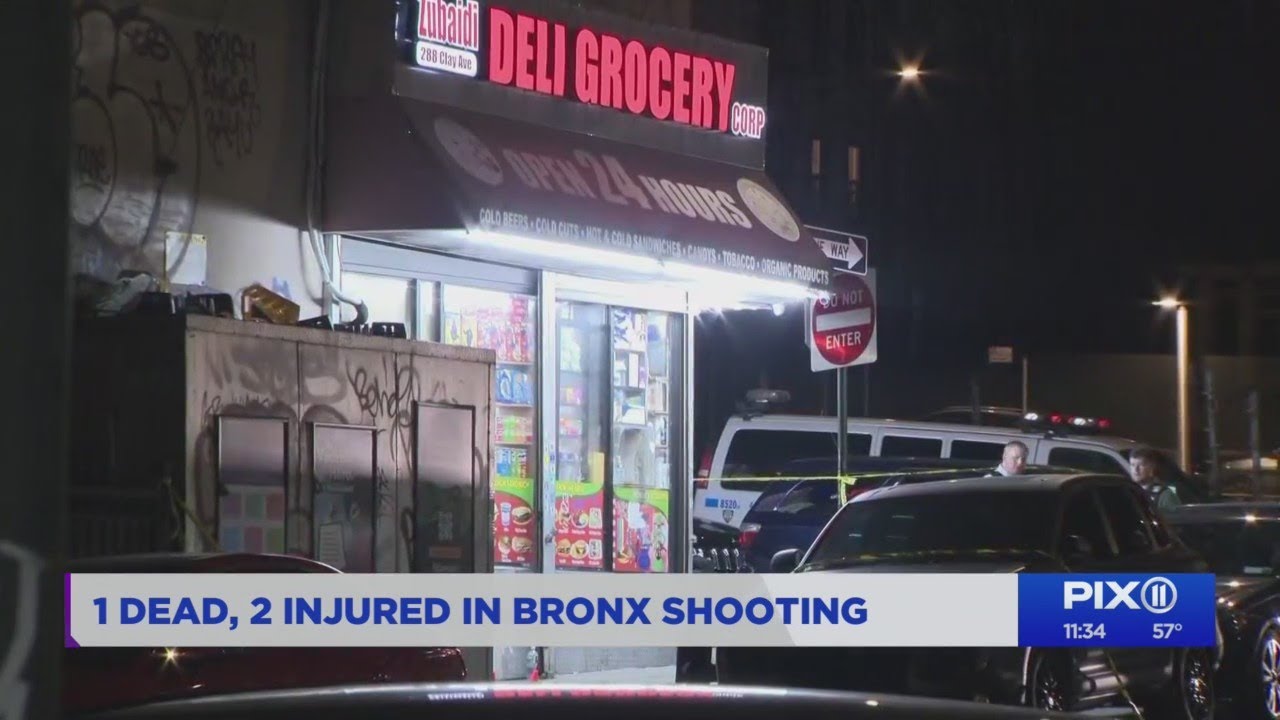 1 killed, 2 injured in Bronx shooting: NYPD - YouTube