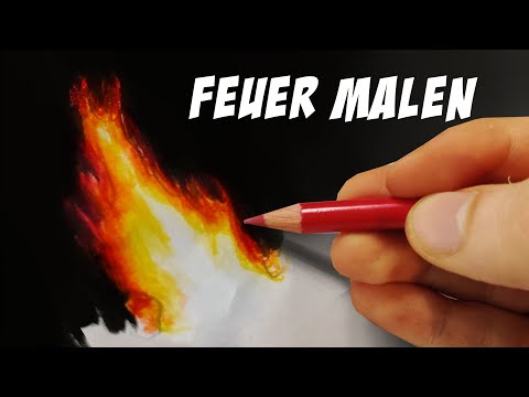 Video: Wie Zeichnet Man Feuer Auf Papier?