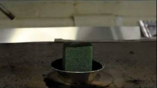 Burning Extruded Polystyrene Foam
