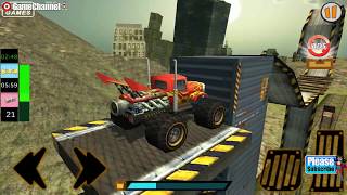 Monster Bus Destruction Grand Finale / 4x4 Truck Stunt Games / Android Gameplay Video #2