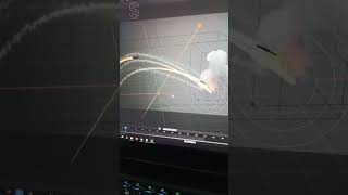 Exploding Missiles Motion 3d blender