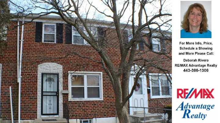 633 CHARRAWAY ROAD, BALTIMORE, MD Presented by Deb...