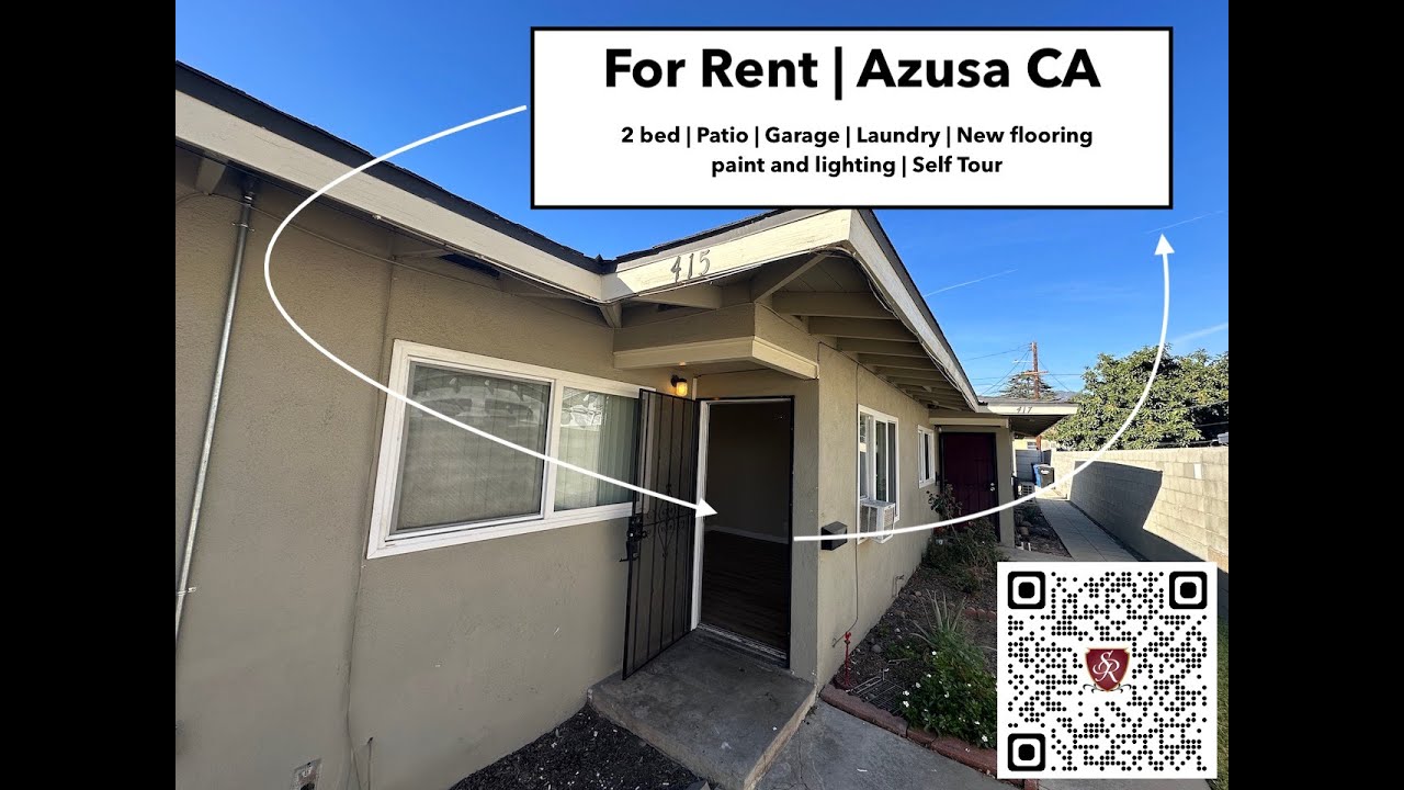 FOR RENT 2 bed Azusa CA YouTube