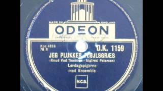 Video thumbnail of "Jeg plukker fløjlsgræs - Lørdagspigerne 1953"