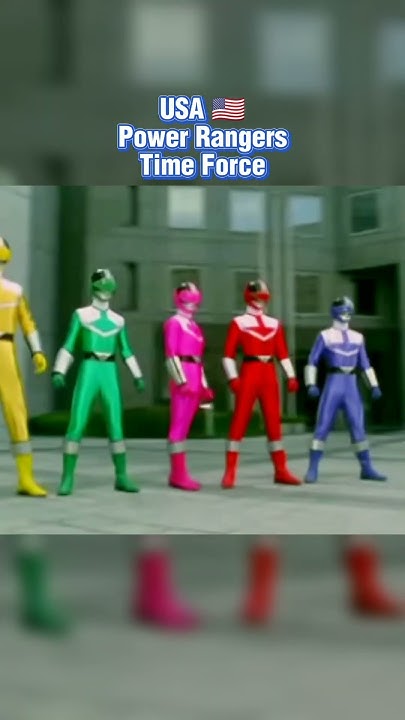 Power Rangers vs Super Sentai Comparison (Time Force vs Timeranger ...