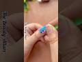 💅🩵Easy polka dots nail art #shorts #nailart2026 #nails