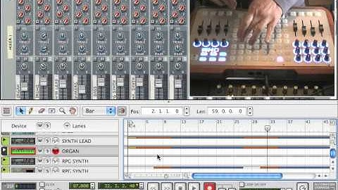 The Ohm64 midi controller and Reason