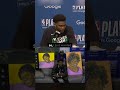 Anthony Edwards left it all on the floor for his mom on Mother’s Day ❤️🥹