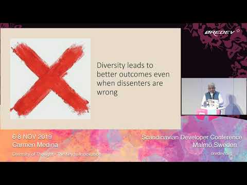 Carmen Medina - Diversity of Thought - The Key to Innovation | Øredev 2019