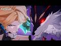 Varka Versus Andrius Roland Wolf Spirit Cutscene Version 6 4 Story Quest Genshin Impact Luna V