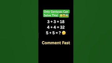 Can You Solve This Genius Math Puzzle? 🧮 | Viral Brain Test | Guess Before Time  Ends #shorts #math
