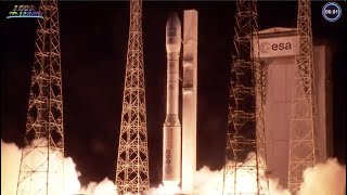 Earth observation satellite & 4 cubesats launch atop Vega rocket