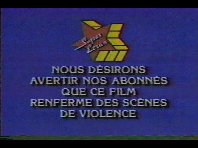 Super Ecran - Avertissement - 1987