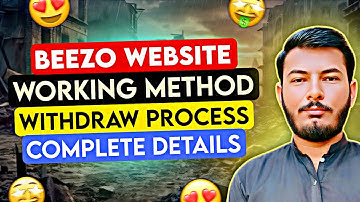 Beezo New Free Earning App - Beezo Full Review Work To Withdraw Process