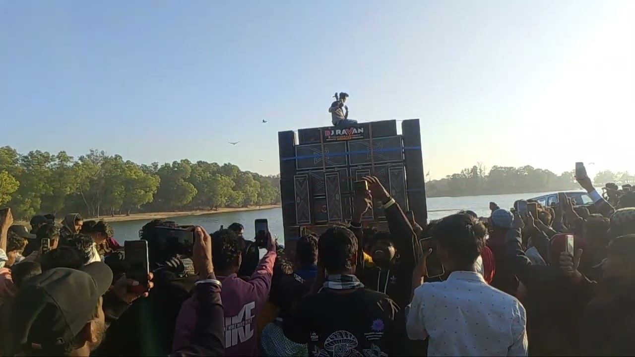 Dj ravan 👿 the deadly bass 🔥 powerd by dj Shashi cabinet 👿 konar dam me 🔥