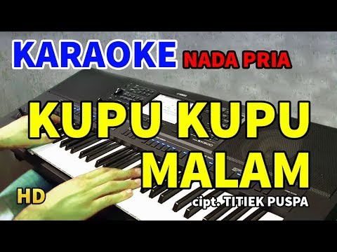 KUPU KUPU MALAM - Nada Pria | KARAOKE HD