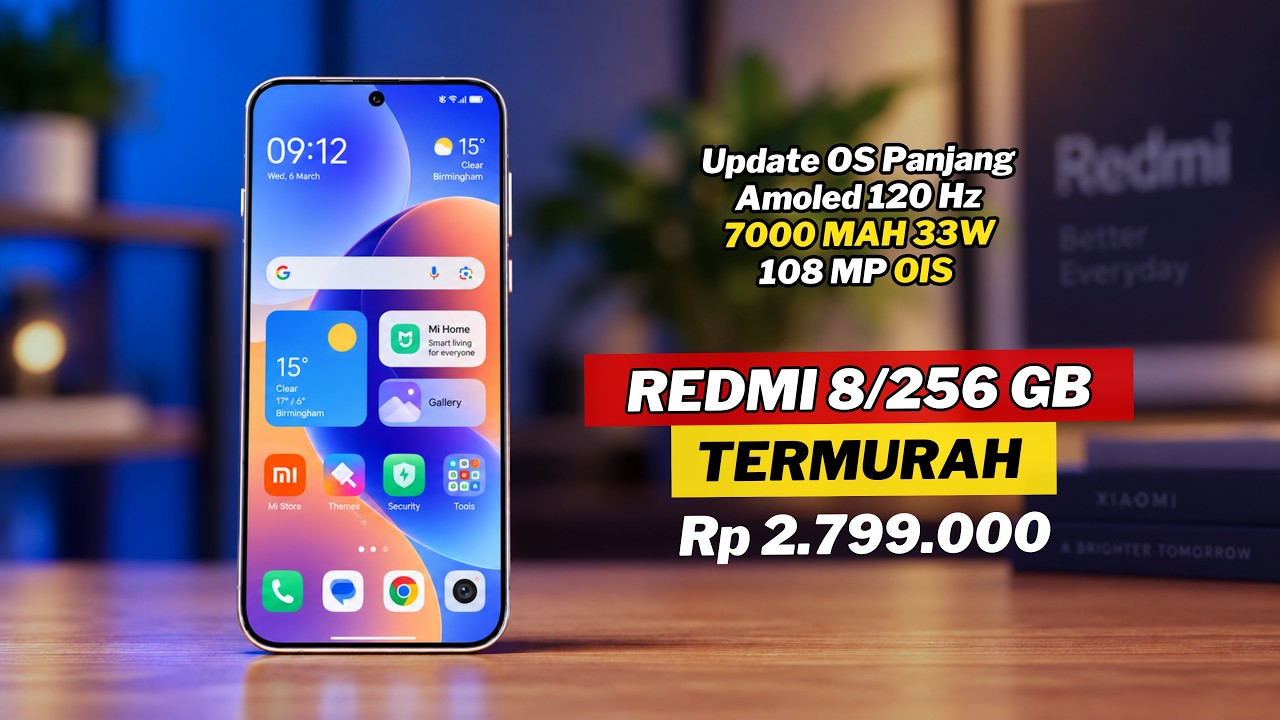 7 HP REDMI Spesifikasi Tinggi Terbaik RAM 8/256 GB TERM… — Transcript