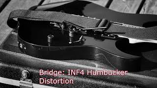 Guitar Pickup Comparison - Ibanez INF VS Seymour Duncan (SH-8b, SSL-4, SH-6n)