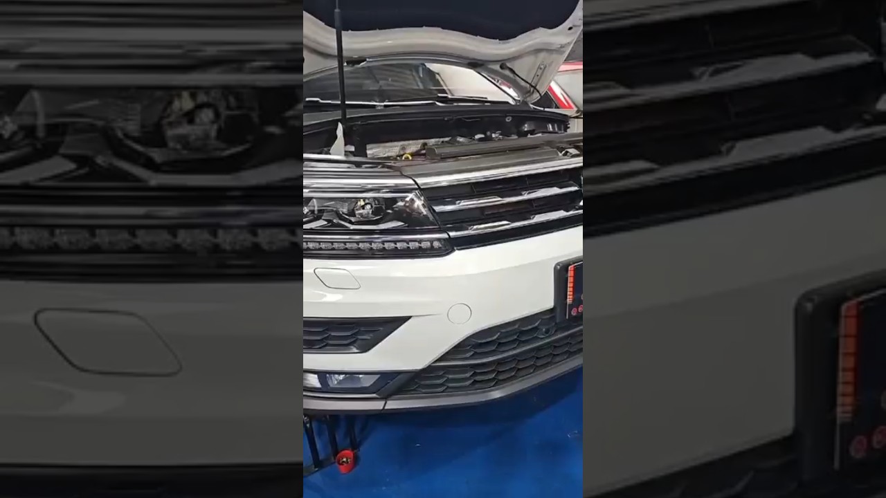 Suspensão Tiguan 1.4 com  barra desalinhada e com solda