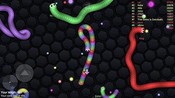 Slither.io A.I. time-lapse 6 (Android)