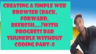 C# Tutorial 58:Creating A Simple Web Browser (Back, Forward)With Progress Bar in C# part 8