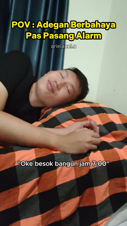 Adegan berbahaya pas pasang alarm #memeindonesia #memes #lucu #parodi #pov #povlucu #lawak #alarm