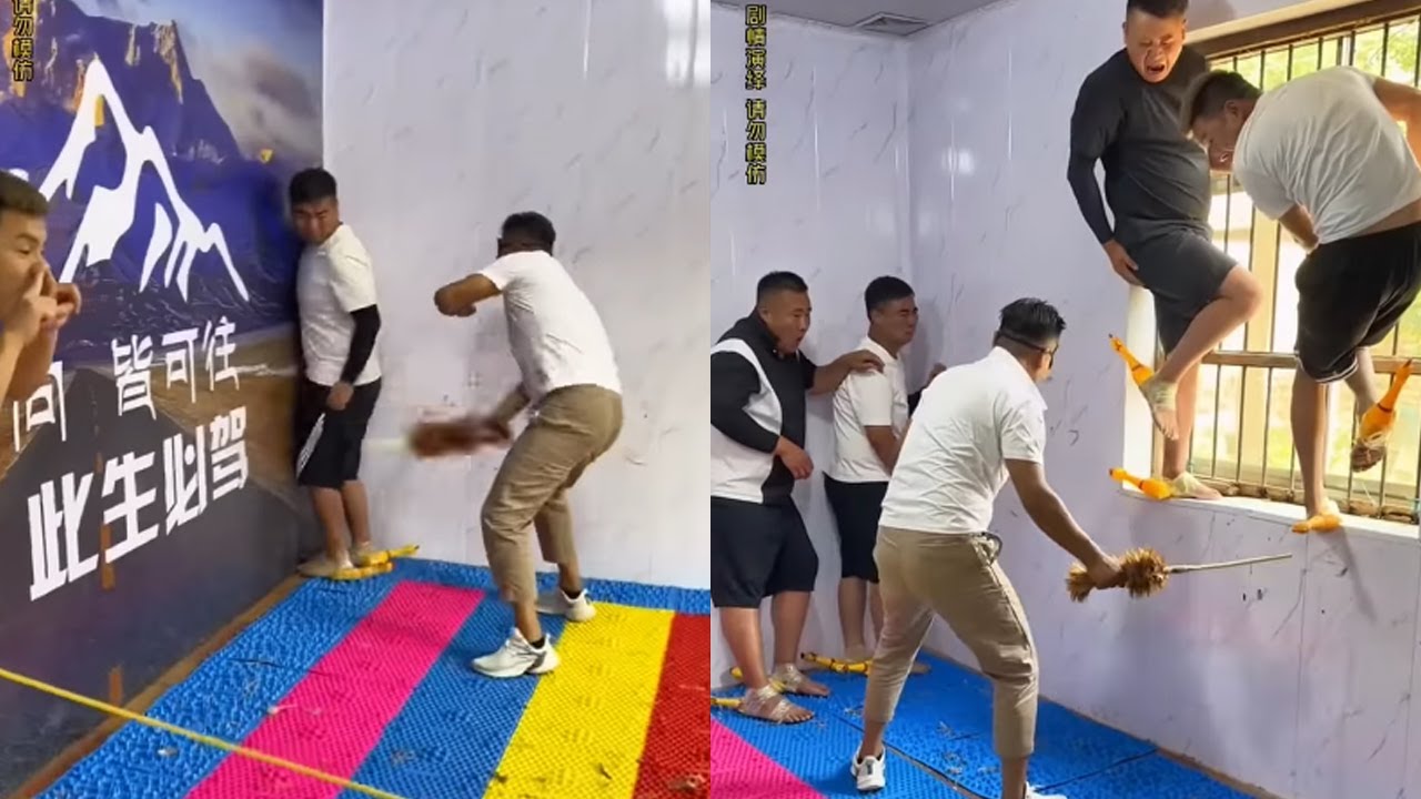 Кричащий цыпленок С завязанными глазами Избиение человека Вызов Летние каникулы Костюм из четырех ч