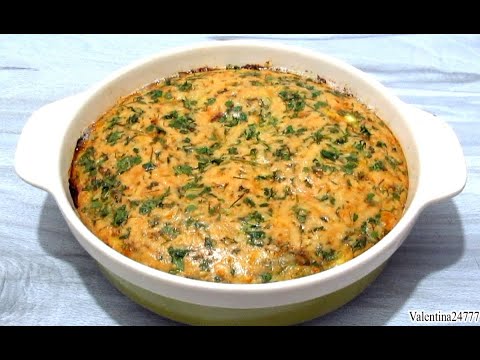 Капустная Запеканка в Духовке/ Очень Вкусная  Запеканка из Капусты / Рецепт