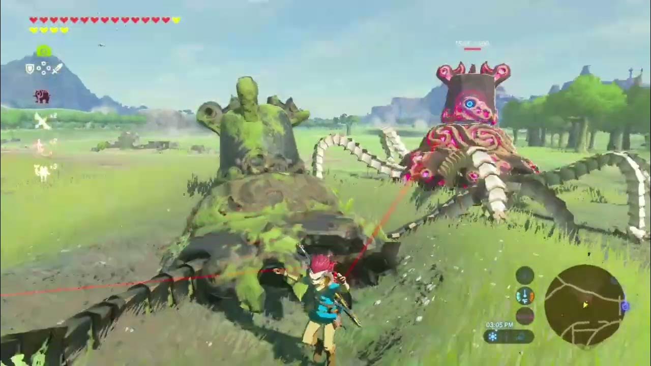 Outsmarting a Guardian Stalker Zelda BOTW YouTube