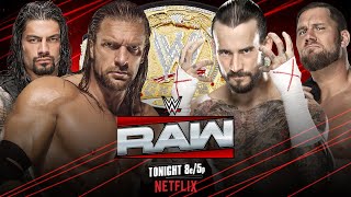 Roman Reigns Vs Triple H Vs Cm Punk Vs Curtis Axel - Wwe Champ Raw Wwe 2K24
