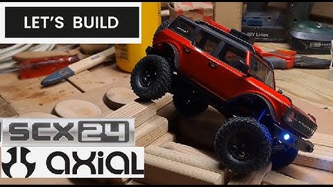 Axial SCX24 | First 1/24 Crawler Obstacle Build | Crawler Park | Ford Bronco | #axialbronco