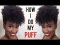 How to do a Forward High Puff on Natural Hair