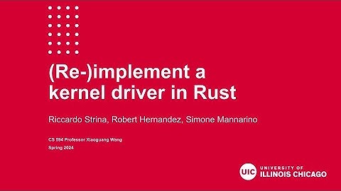 Video Demo CS594 Final Project Presentation