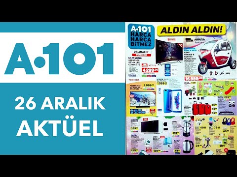 A101 26 ARALIK AKTÜEL ÜRÜNLER | A101 ARALIK İNDİRİMLERİ | A101'DE 2019 SON KAMPANYALARI