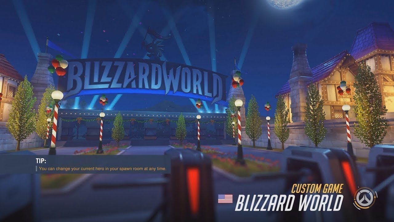 Blizzard World Christmas Map - YouTube