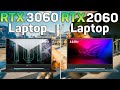 RTX 3060 Laptop vs RTX 2060 Laptop | 8 Games Test (Asus Tuf Dash F15)