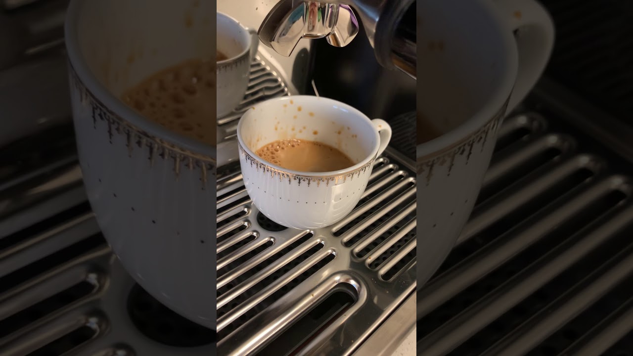 Making Americano Coffee With Espresso YouTube