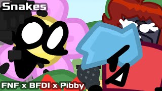 Video thumbnail of "FNF x BFDI x Pibby Concept | Vs. Flower | Snakes (Remix)"