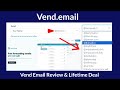 Vend Email Lifetime Deal And Review | Free forwarding Emails You Can Sell