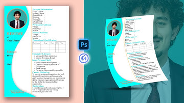 How to Create a Creative CV/Resume Design in Photoshop